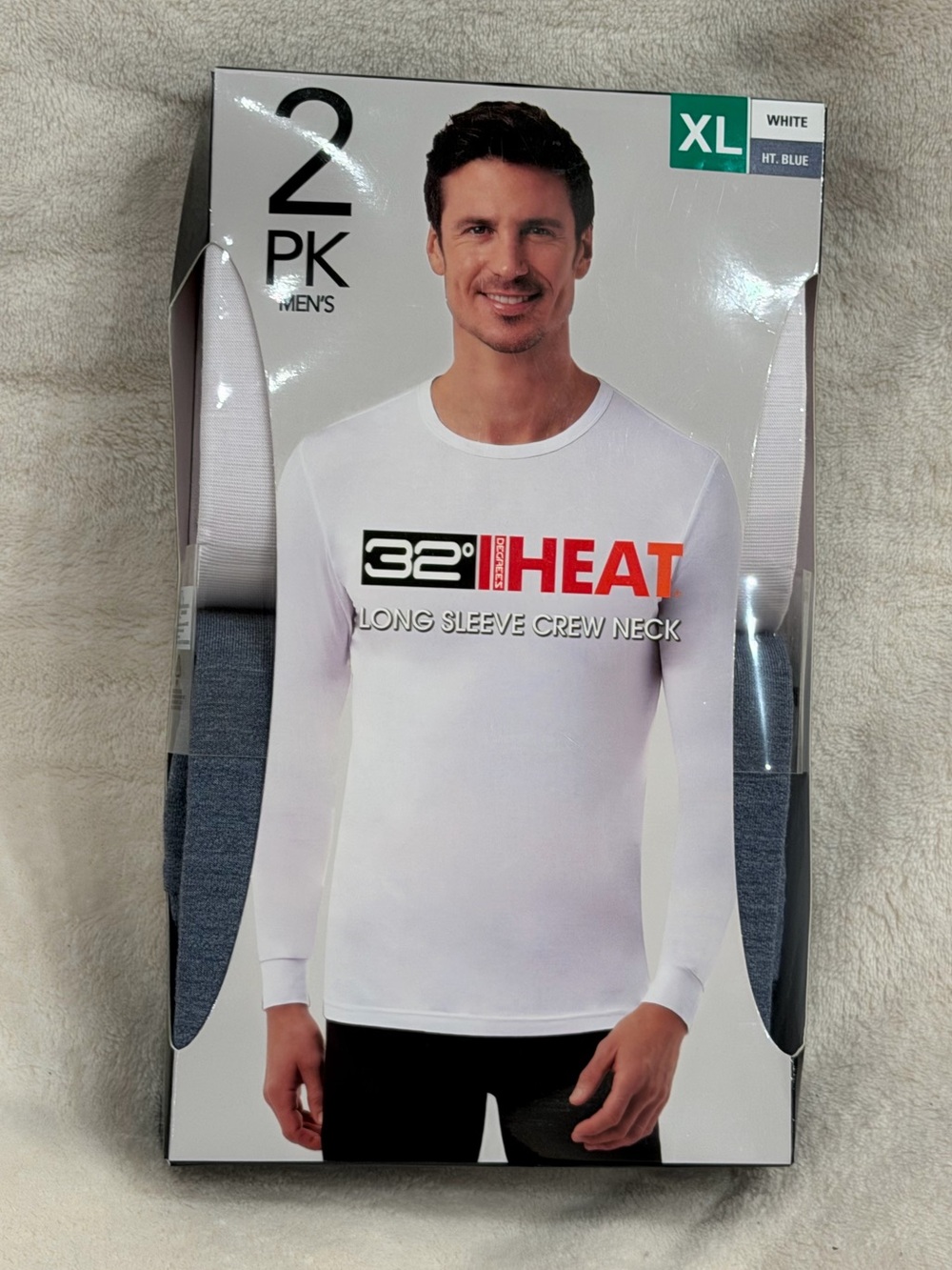 New 32 Degree Heat Mens Long Sleeve 2-pack